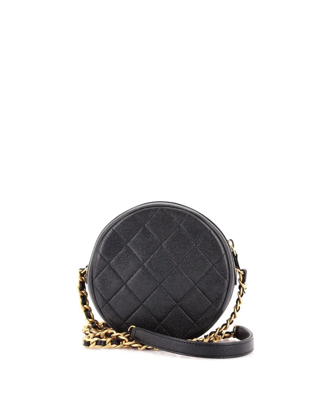 Chanel Round Chain Crossbody Bag #246438C33B